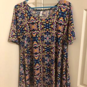 Colorful Aztec/ Geometric Perfect Tee Lularoe